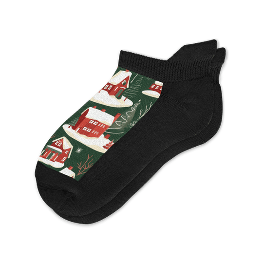 Snow Homes Ankle Socks