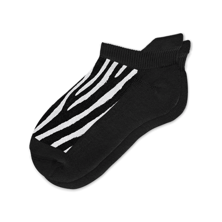 Zebra Stripes Ankle Socks