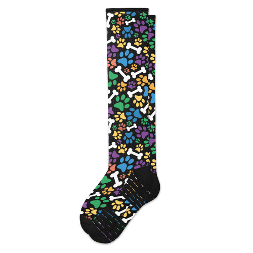 Viasox Paws n Bones Compression Socks front view