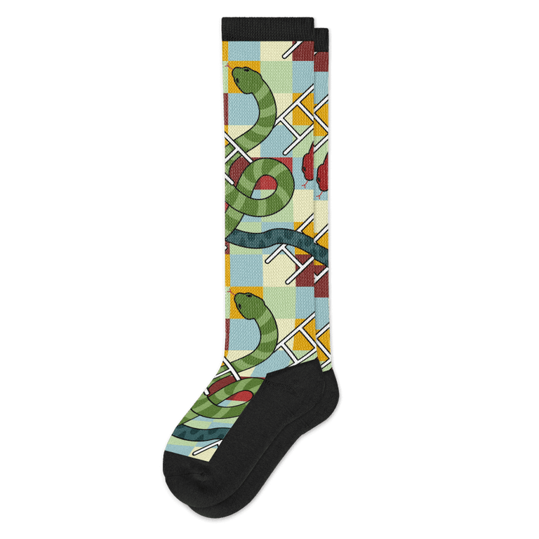 Ladders & Snakes EasyStretch™ Socks