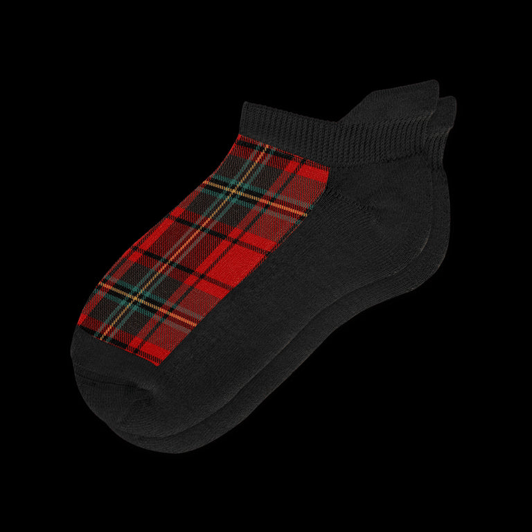 Christmas Plaid Ankle Diabetic Socks