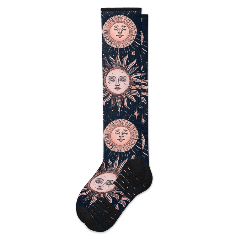 Celestial Moon Compression Socks