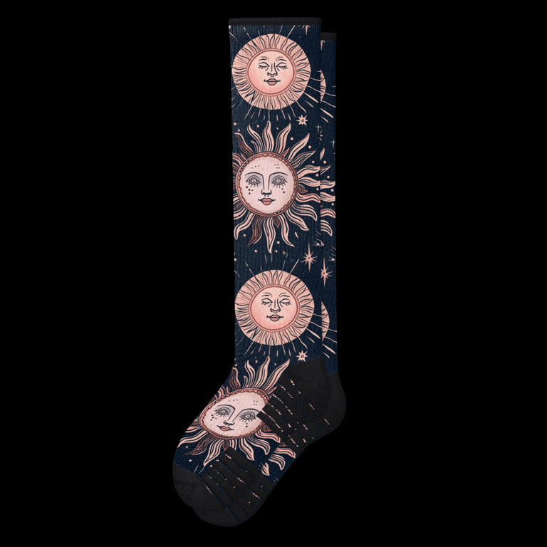 Celestial Moon Compression Socks