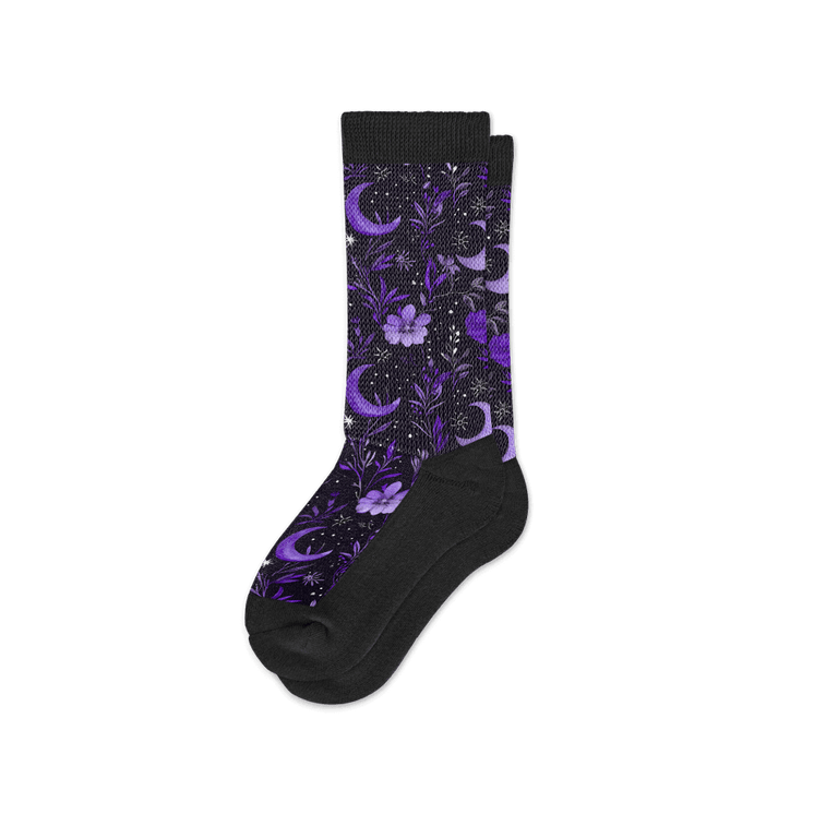 Purple Moon EasyStretch™ Socks