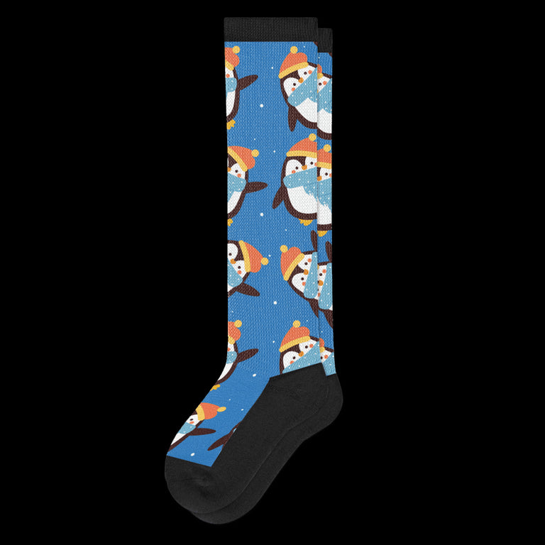 Merry Penguins EasyStretch™ Diabetic Socks