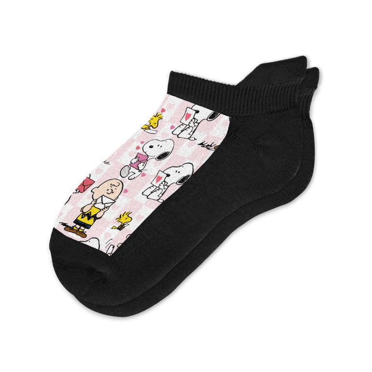 Love Letters Ankle Socks From Viasox Flat View