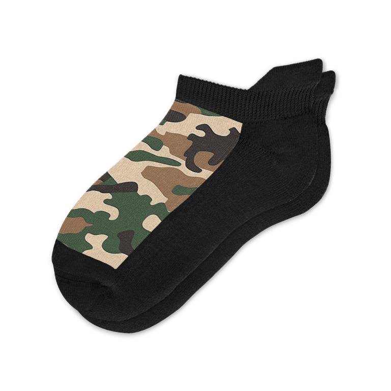 Army Camo Ankle Socks