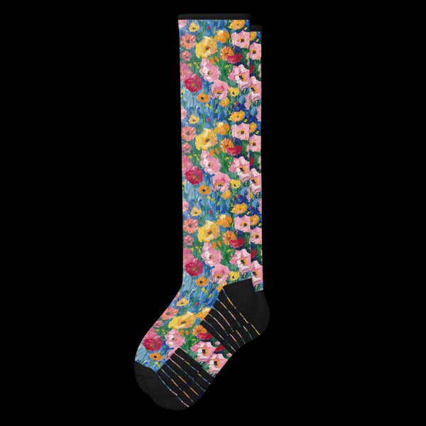 Wildflower Compression Socks