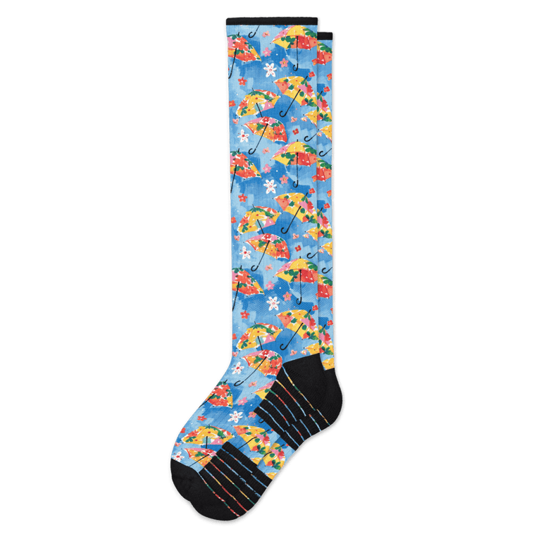 Spring Showers Compression Socks