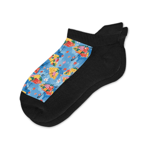 Viasox Spring Showers Ankle Socks front view