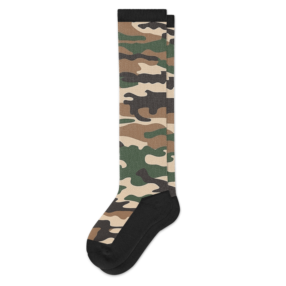 Army Camo EasyStretch™ Socks by Viasox for Comfort and Support