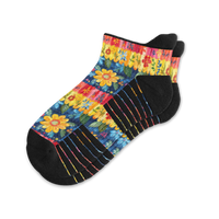 Viasox Spring Picnic Ankle Compression Socks front view