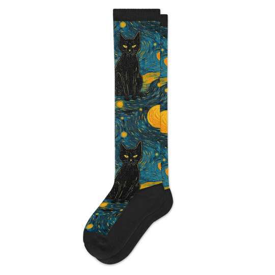 Starry Cat EasyStretch™ Socks