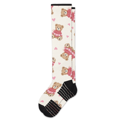 Sweetheart Bear Compression Socks