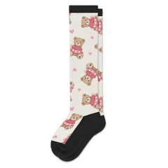Sweetheart Bear EasyStretch™ Socks