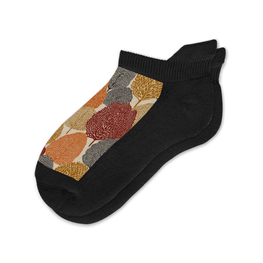 Trees of Autumn Ankle Socks