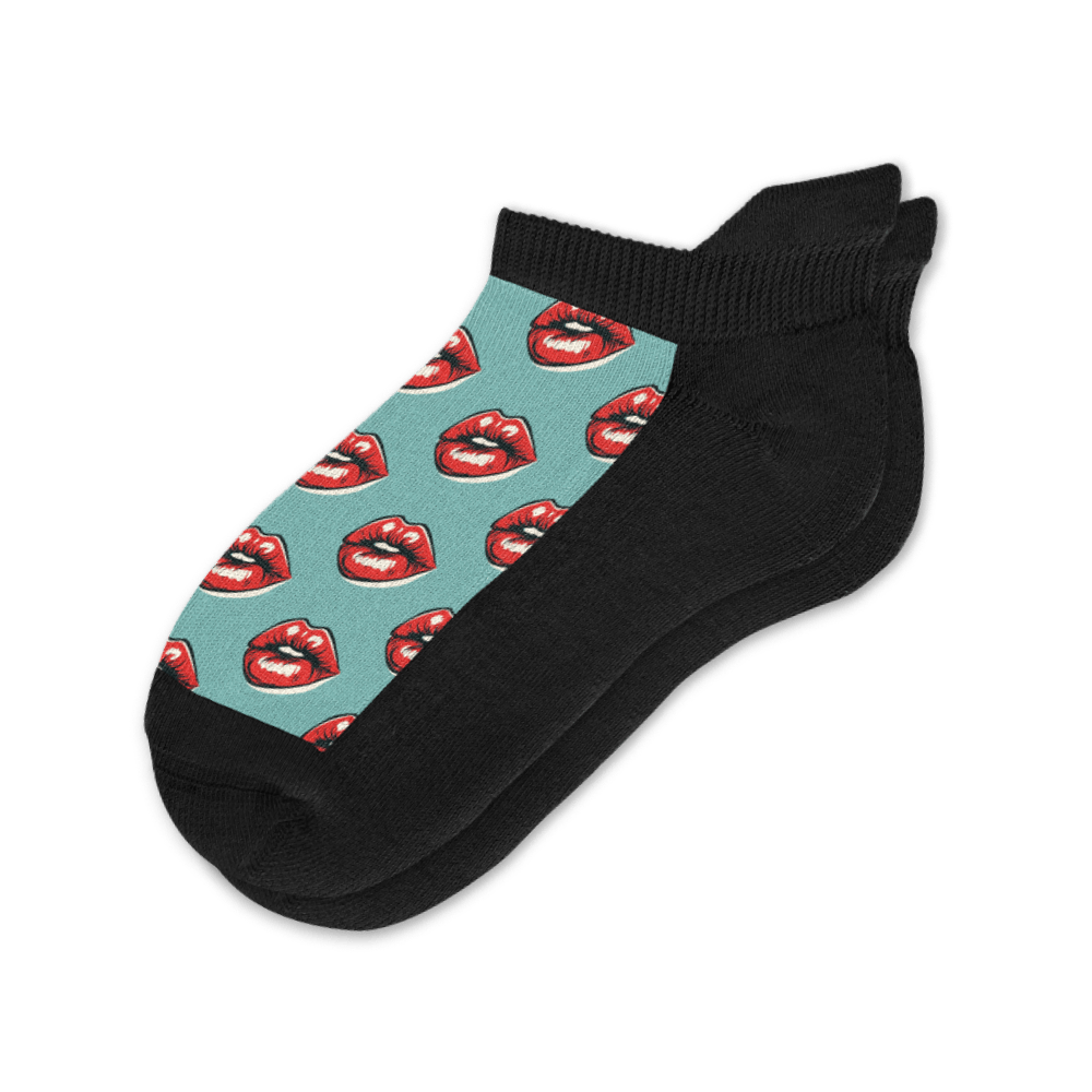 Vintage Kiss Ankle Socks