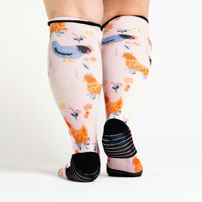 What The Cluck Compression Socks