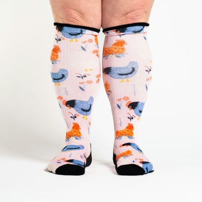 What The Cluck Compression Socks