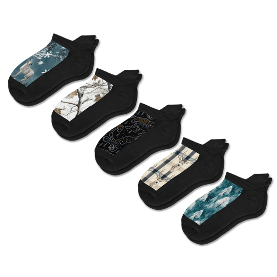 Wild North Ankle Socks 5-Pack Bundle