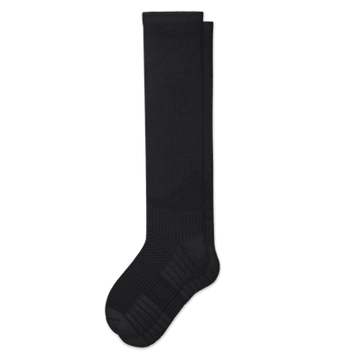 Viasox Black Compression Socks front view