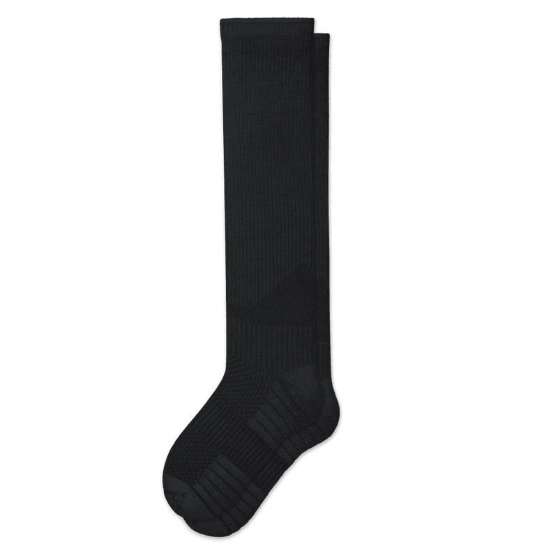 Viasox Black Compression Socks front view