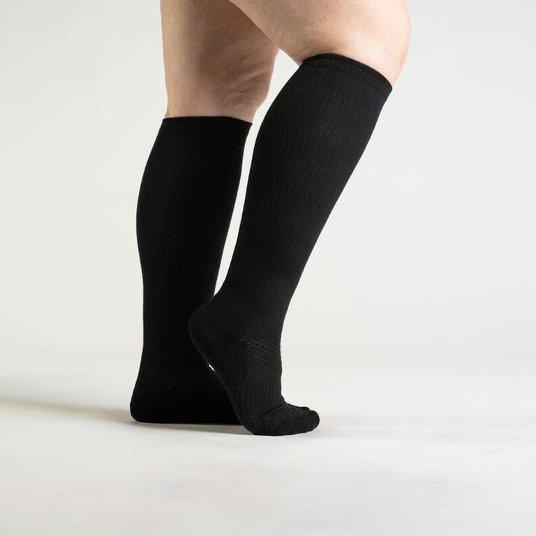 Black compression socks