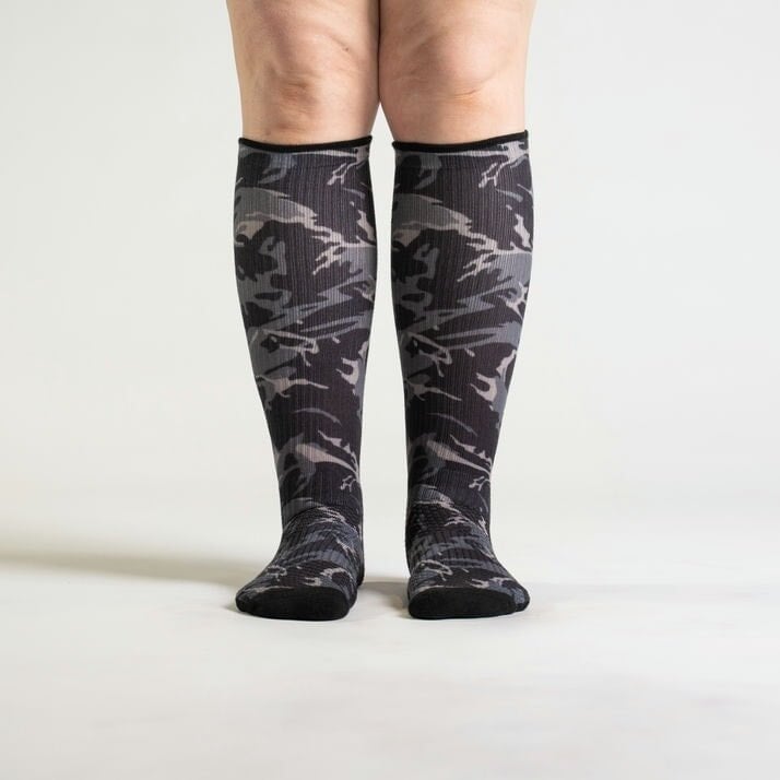 Camo Compression Socks From Viasox Front View