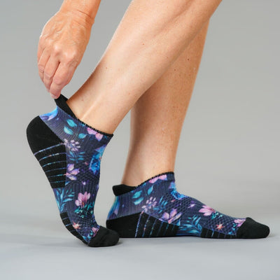 Crystals Ankle Compression Socks