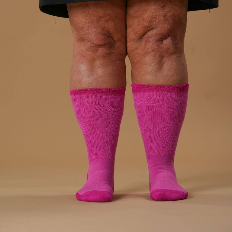 Fuchsia EasyStretch™ Socks