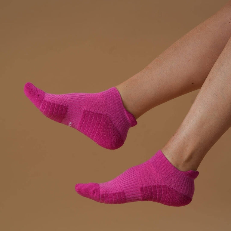 Fuchsia Ankle Compression Socks