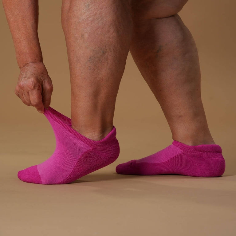 Fuchsia Ankle Socks