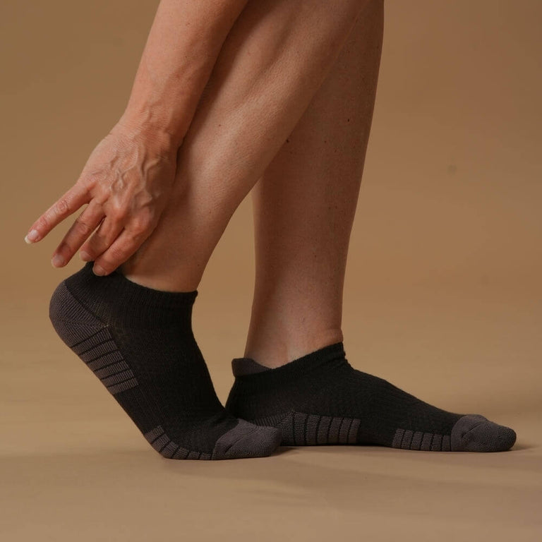 Espresso Ankle Compression Socks
