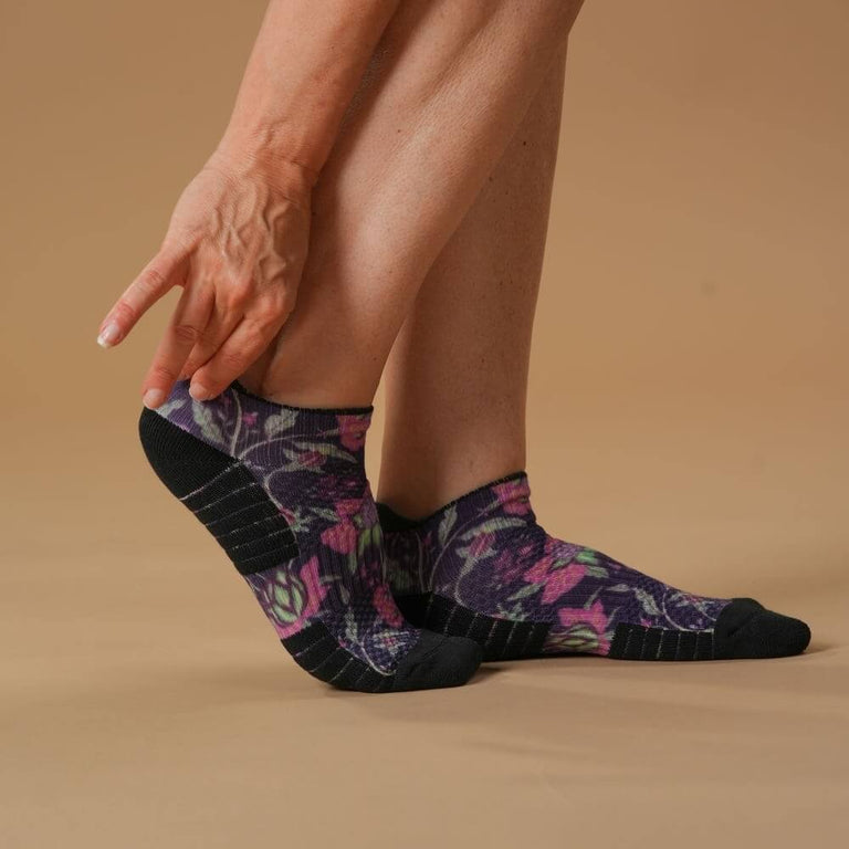 Dark Lavender Ankle Compression Socks