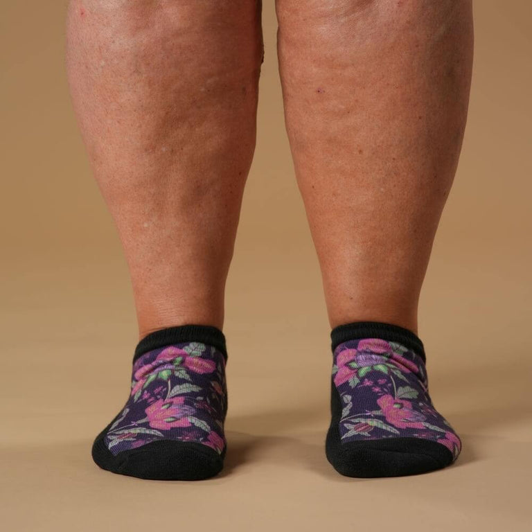 Dark Lavender Ankle Socks
