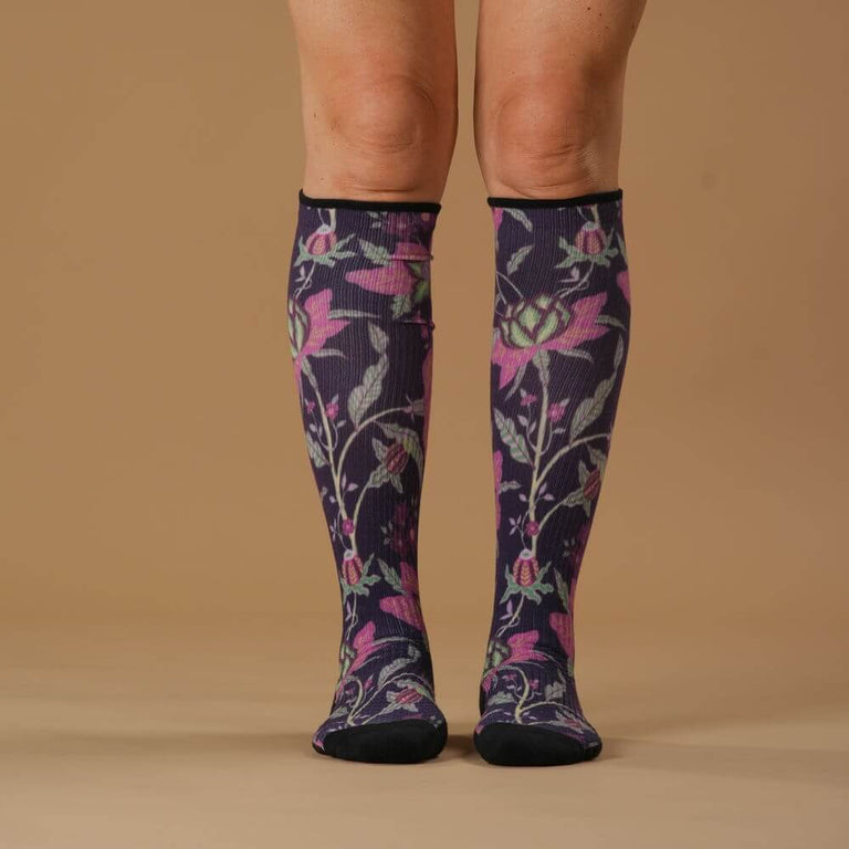 Dark Lavender Compression Socks