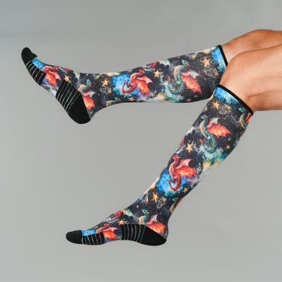 Dragon Galaxy Compression Socks