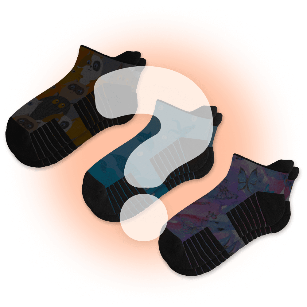 Viasox Ankle Compression Buy 1 Get 2 Free Mystery Offer side view