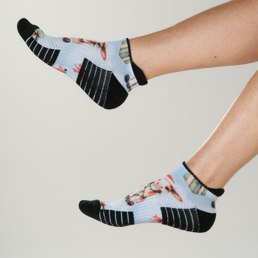 Merry Moo Ankle Compression socks