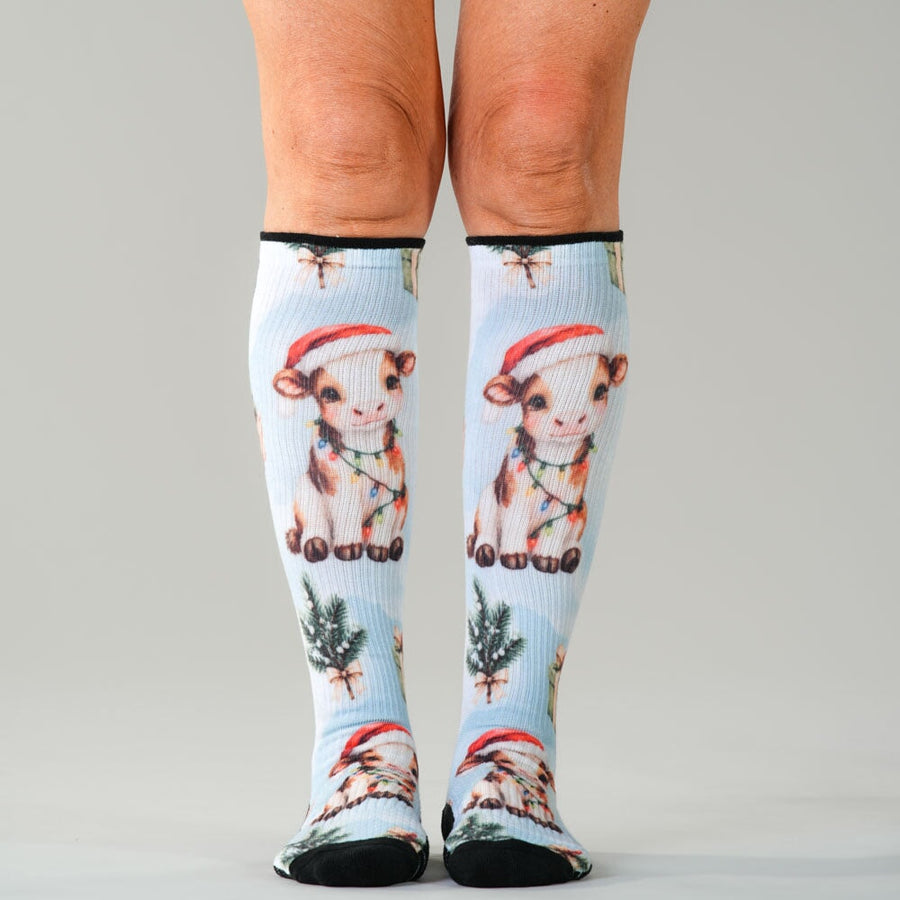 Merry Moo Compression socks