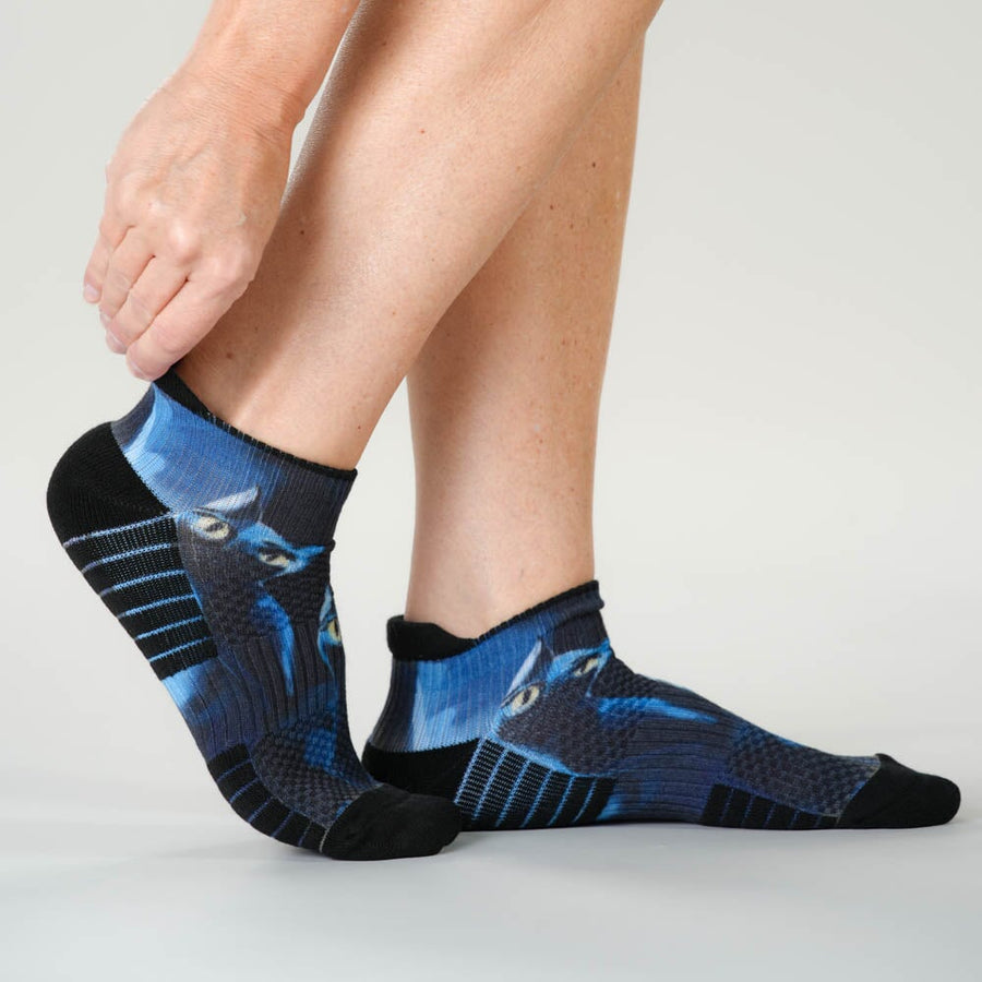 Midnight Meows Ankle Compression socks