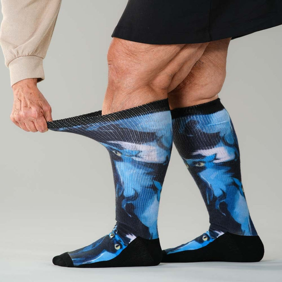 Midnight Meows EasyStretch™ socks