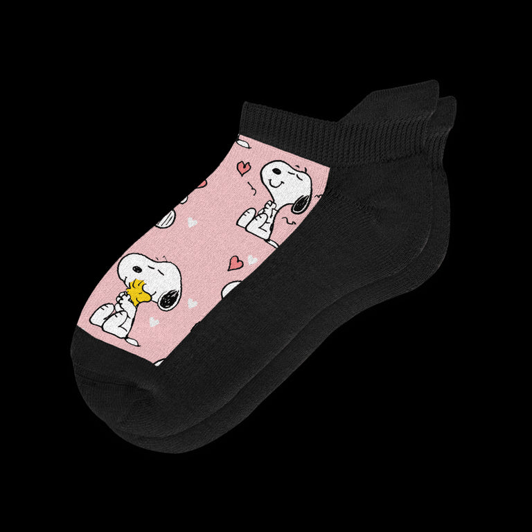 Snoopy Woodstock hug ankle socks