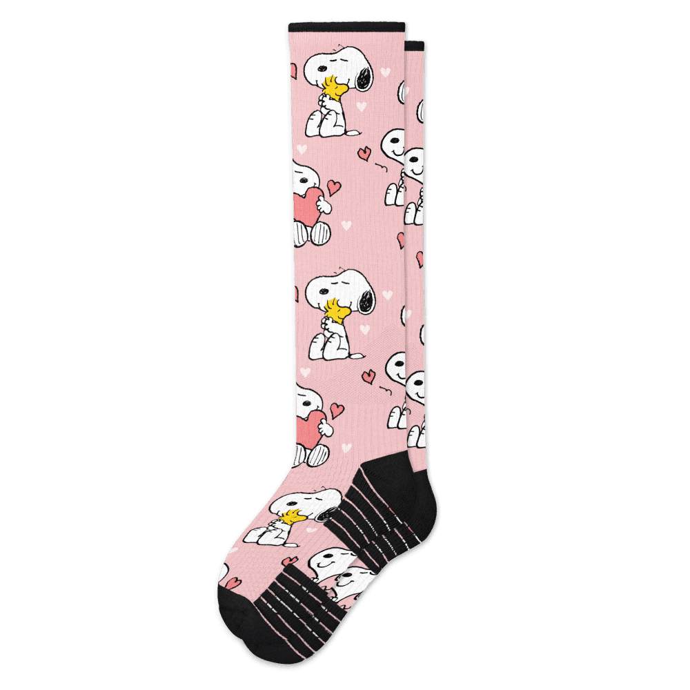 Snoopy Love Compression Socks