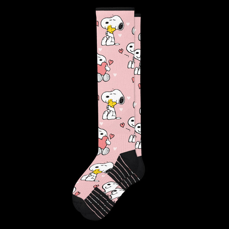 Snoopy heart socks