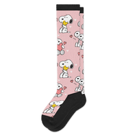 Snoopy holding a heart socks