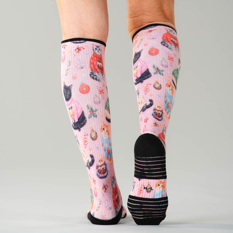 Sweater Cats Compression socks
