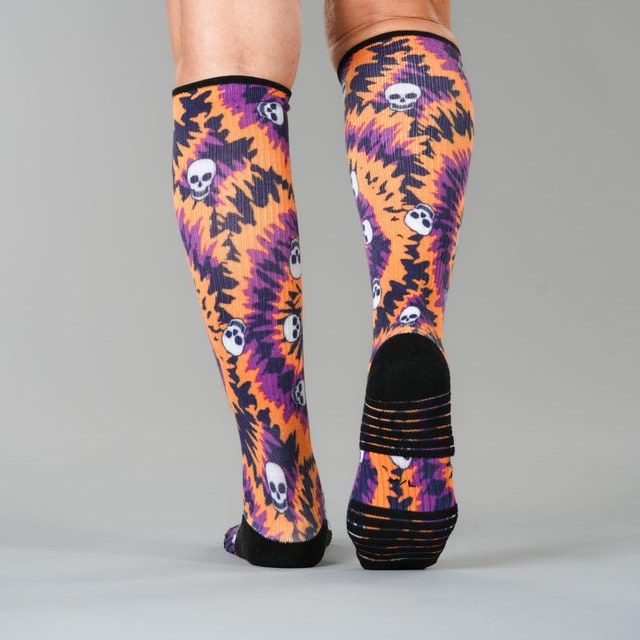 Halloween Tie Dye Compression socks