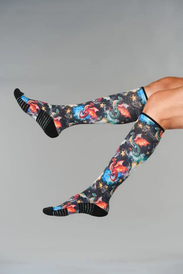 Dragon Galaxy Compression socks