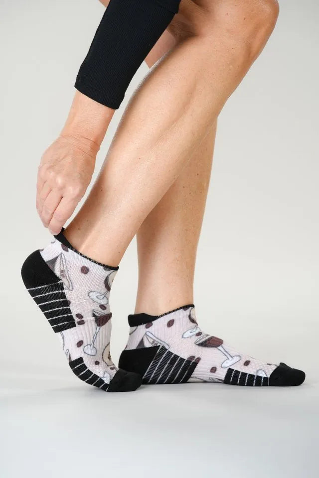 Espresso Martinis Ankle Compression socks